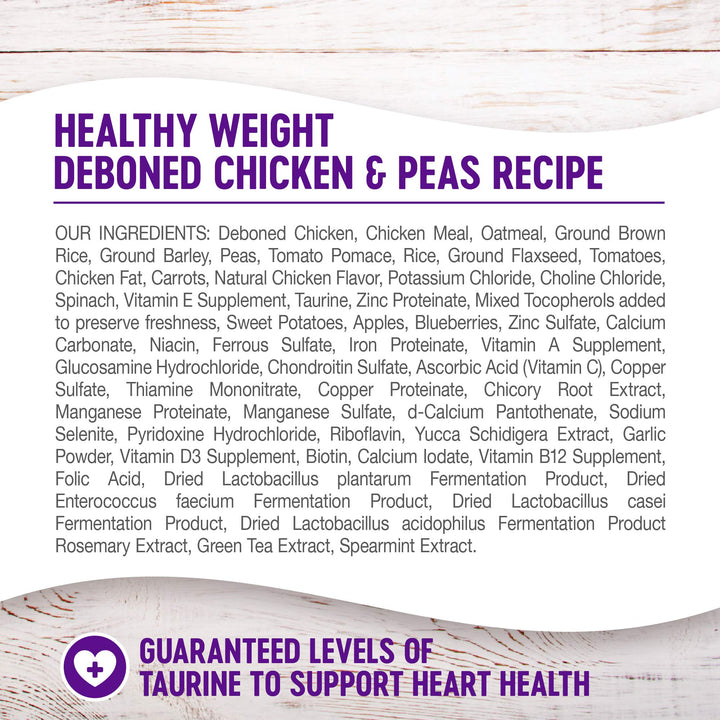 Complete Health Dry Dog Food with Grains, Natural Ingredients, Made in USA with Real Meat, All Breeds, For Adult Dogs (Healthy Weight - Chicken & Potatoes, 26-Pound Bag)