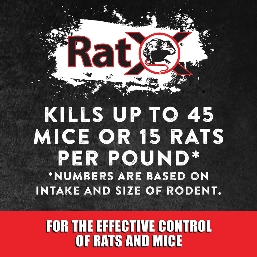 EcoClear Products 620102, RatX All-Natural Non-Toxic Humane Rat and Mouse Killer Pellets, 3 lb. Bag