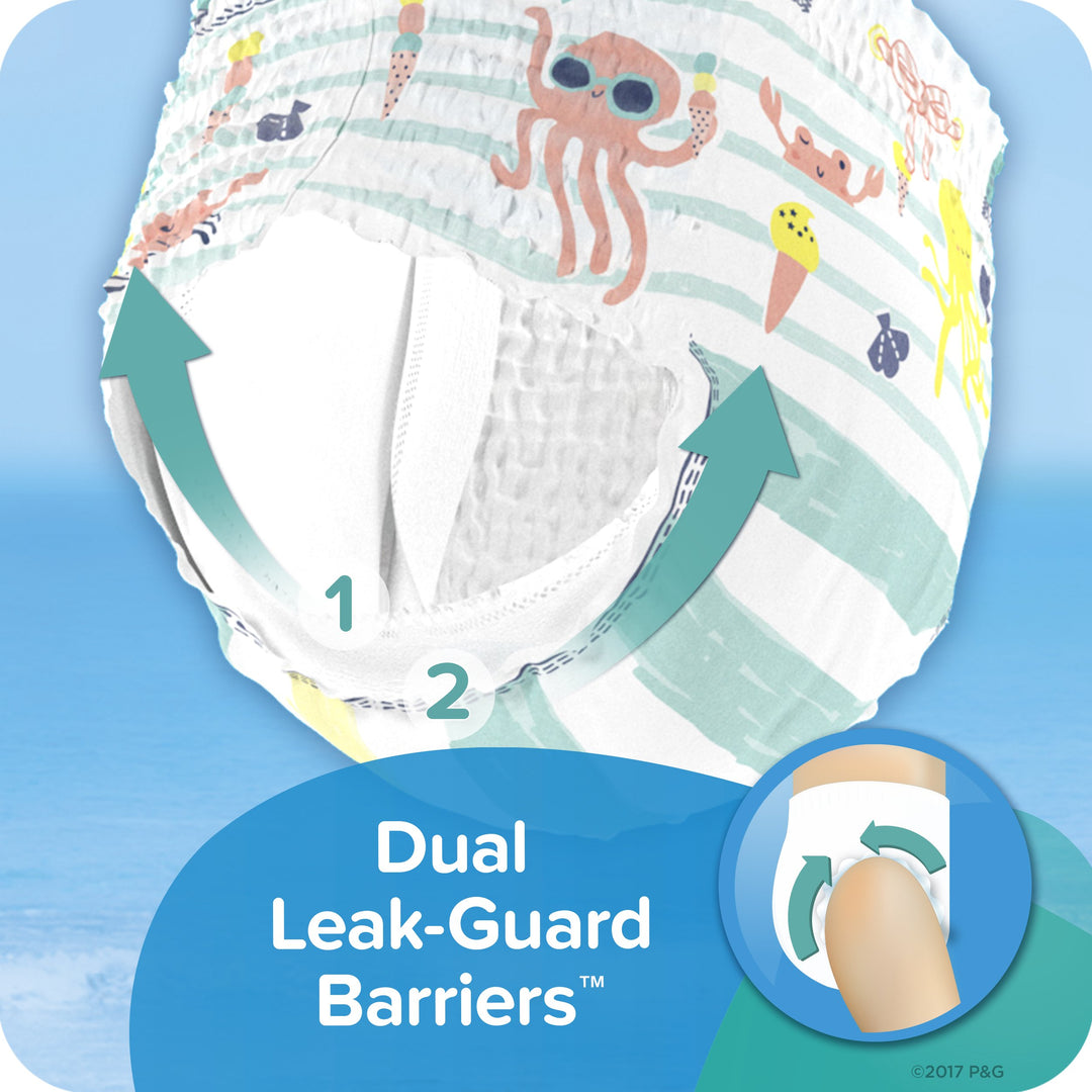 Swim Diapers Size 5 (> 31 Pound) - Splashers Disposable Swim Pants, Large (34 Count)