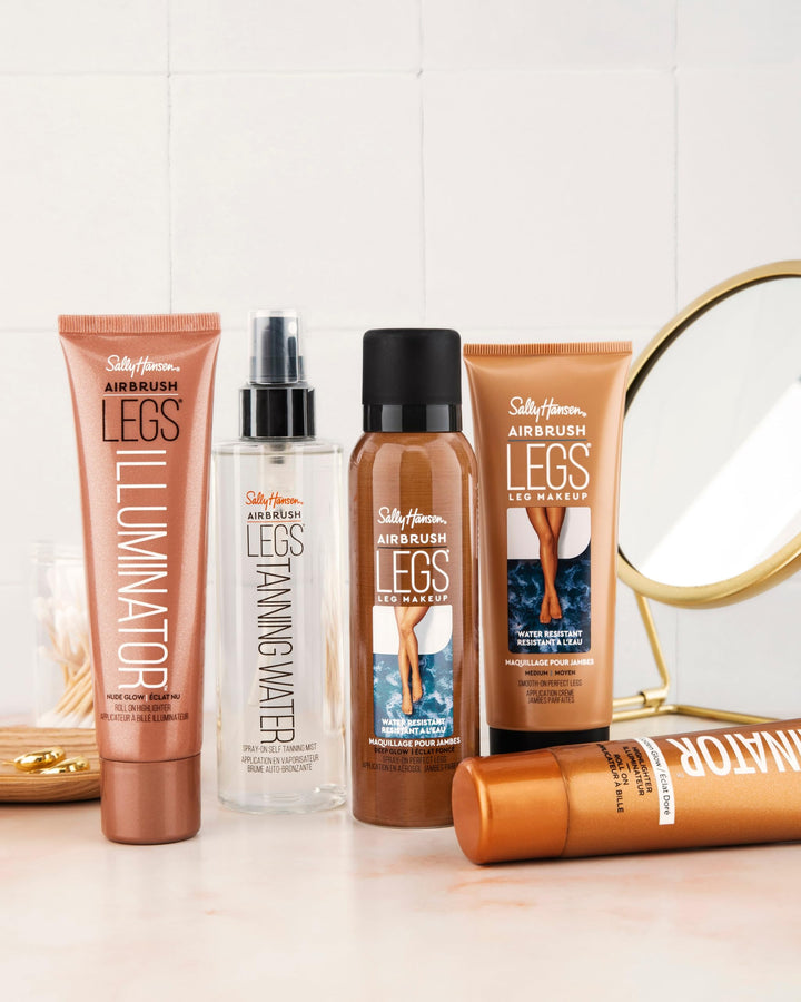 Airbrush Legs®, Leg Makeup, Fairest Glow, Easy Application, Flawless Looking Legs, Water Resistant, Transfer Proof Lotion
