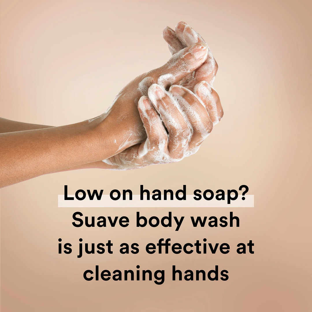 Essentials Body Wash Creamy Cocoa Butter and Shea For Hydrated, Smooth Skin Infused with Vitamin E 15 oz