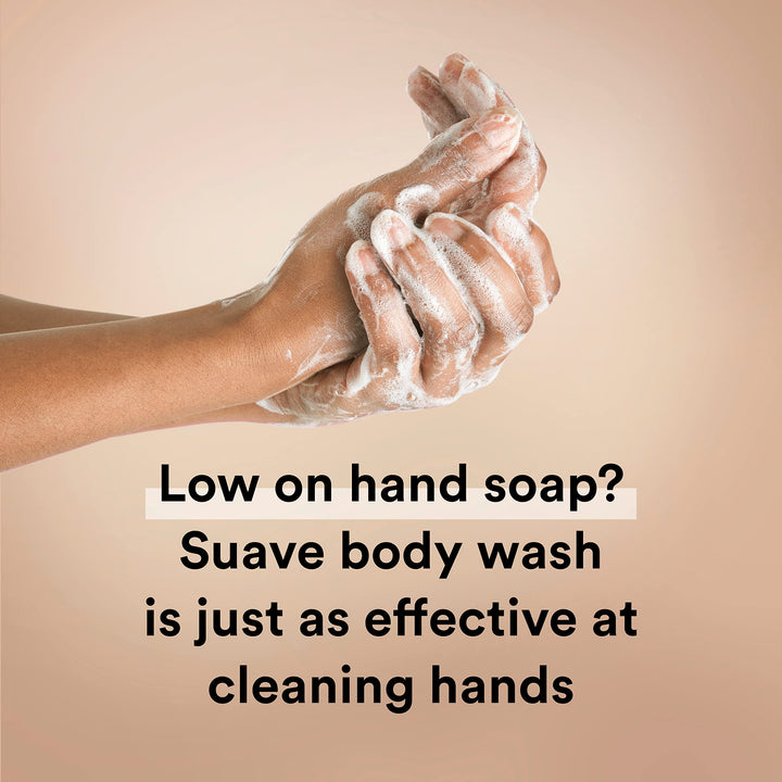 Essentials Body Wash Creamy Cocoa Butter and Shea For Hydrated, Smooth Skin Infused with Vitamin E 15 oz