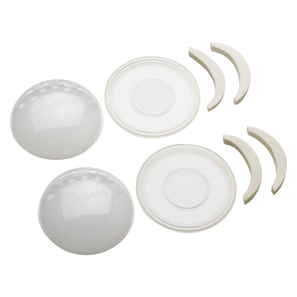 SoftShells Breast Shells for Sore Nipples for Pumping or Breastfeeding, Discreet Breast Shells, Flexible and Easy to Wear, Made Without BPA