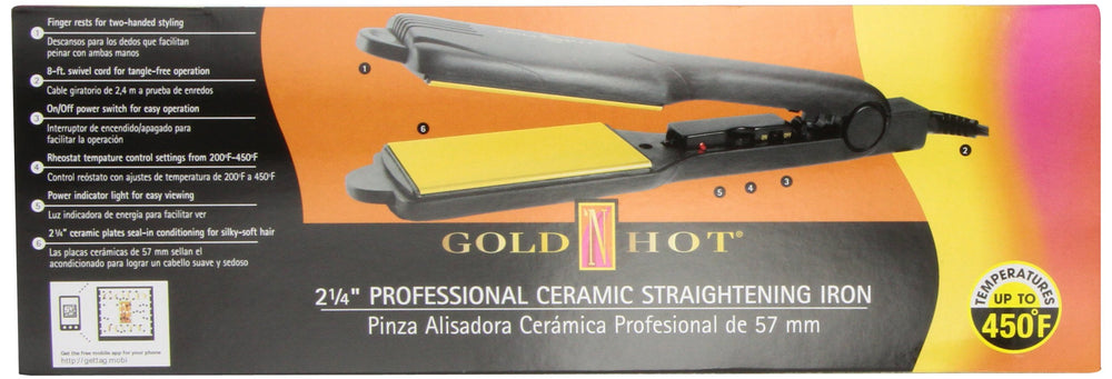 2-1/4 : GH2145 2-1/4 Professional Ceramic Flat Iron