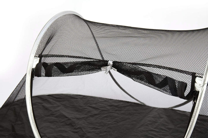 Cat Tent Pop Up House Outside Pet Enclosure Indoor Playpen Portable for Cats Small Dogs in Deck, Yard, Patio, Park, Camping, Travel Outdoor Summer (Black Net and Blue Edge)