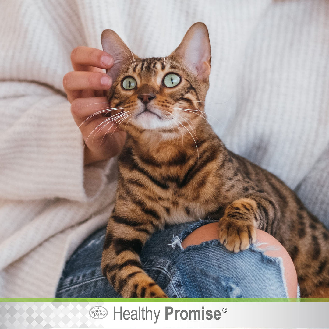 Healthy Promise Soothing Aloe Ear Mite Remedy Solution for Cats, Odor Reducing & Itch Relief, 0.75 Fl. Oz.