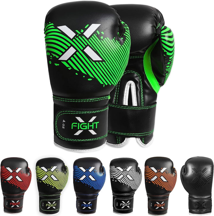 Kids Boxing Gloves for 3-8 Years 4 6 Oz Training MMA Boys Girls Kickboxing Punching Gloves for Training, Punching Bag, Muay Thai, MMA (Blue, 4oz)