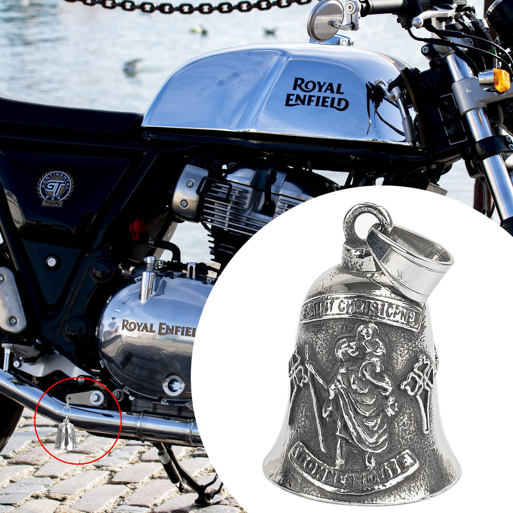 Motorcycle Bell Guardian Angel for Luck, Drive Safe For Bikers Riders