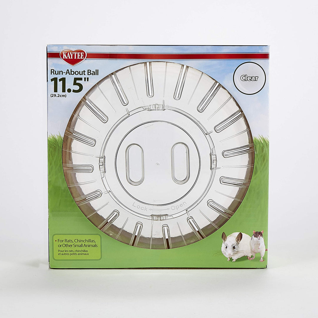 11.5 Clear Run-About Exercise Ball For Pet Rats & Chinchillas