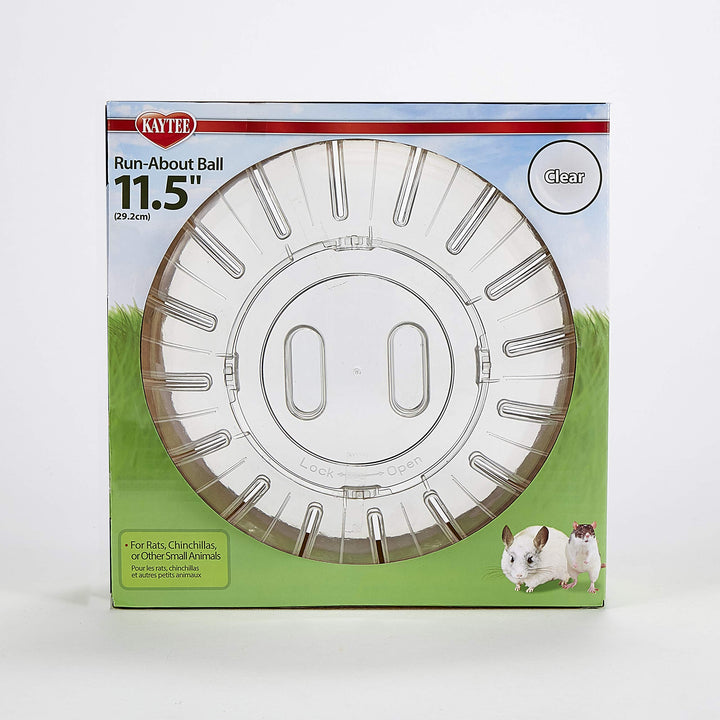 11.5 Clear Run-About Exercise Ball For Pet Rats & Chinchillas