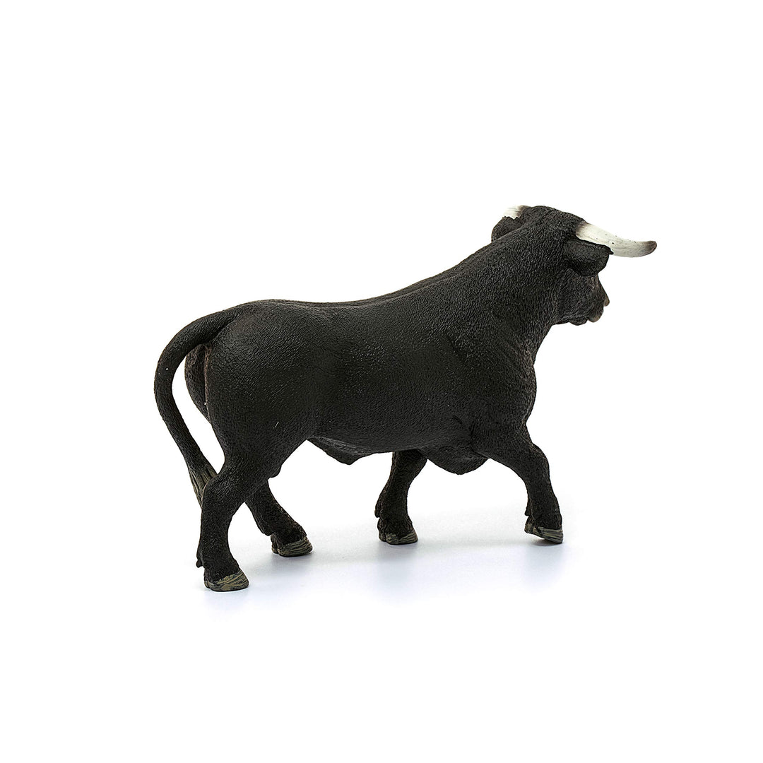 Farm World, Animal Toys for Boys and Girls 3 and Above, Black Bull Cow Toy Figurine, Ages 3+, Multicolor, 3.5 Inch