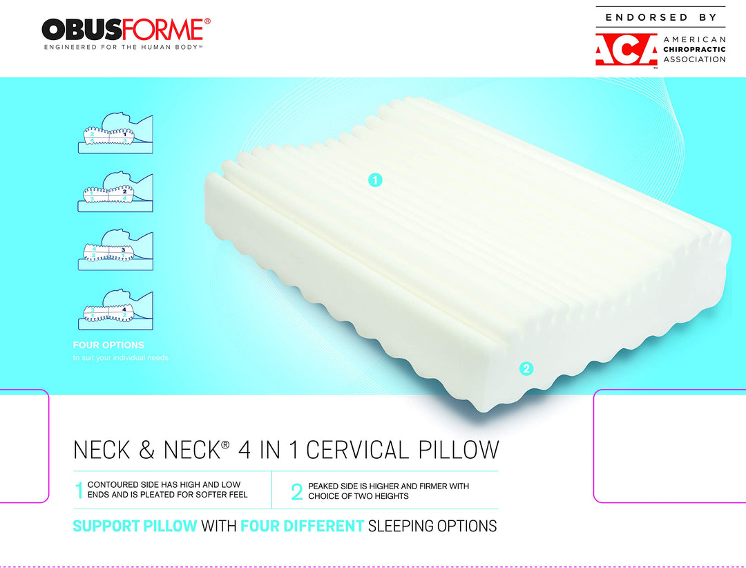 Obus Forme Neck & Neck 4 in 1 Cervical Pillow