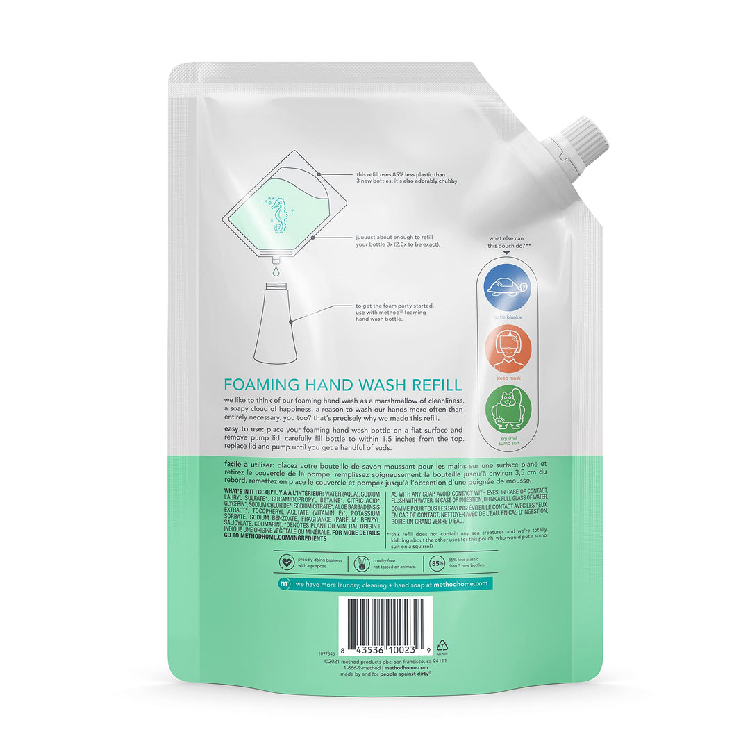 Naturally Derived Foaming Hand Wash, Refill, Waterfall, 28 Ounce