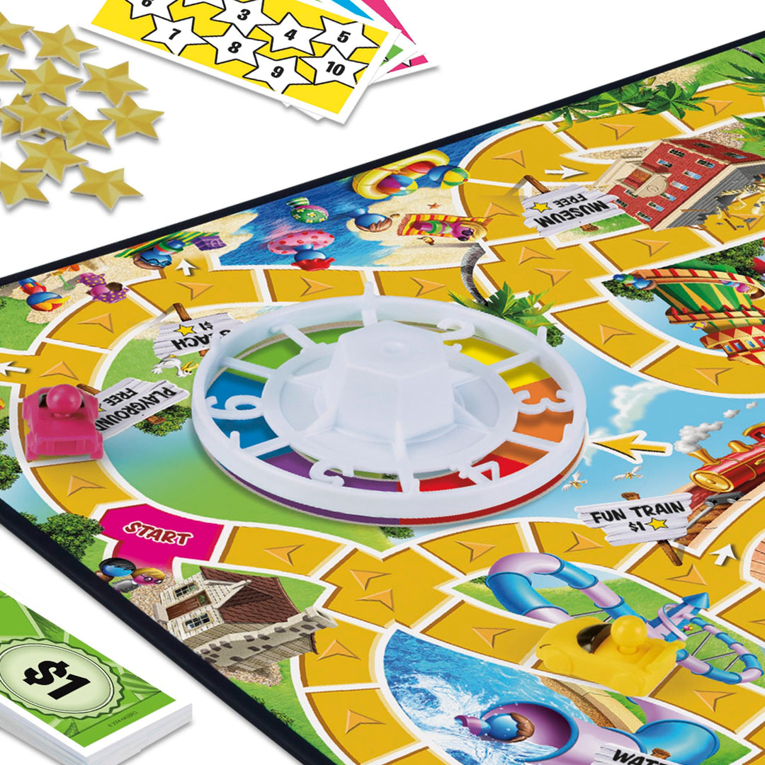 The Game of Life Junior Board Game | The Game of Life Game for Younger Kids | Ages 5 and Up | 2-4 Players | Family Games for Preschoolers | Kids Gifts