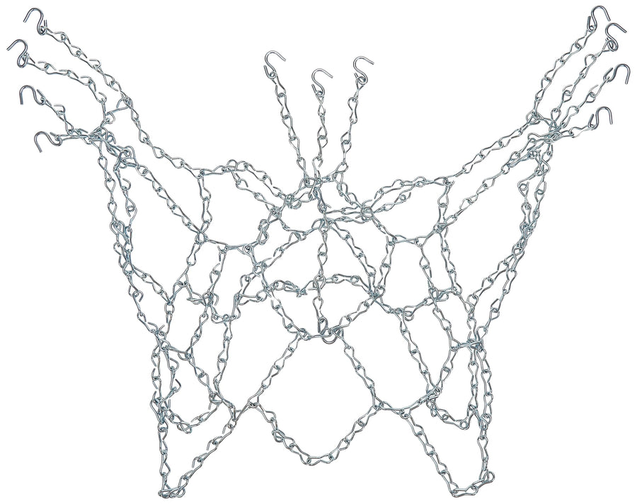 Heavy Duty Galvanized Steel Chain Basketball Net, 21 Inch