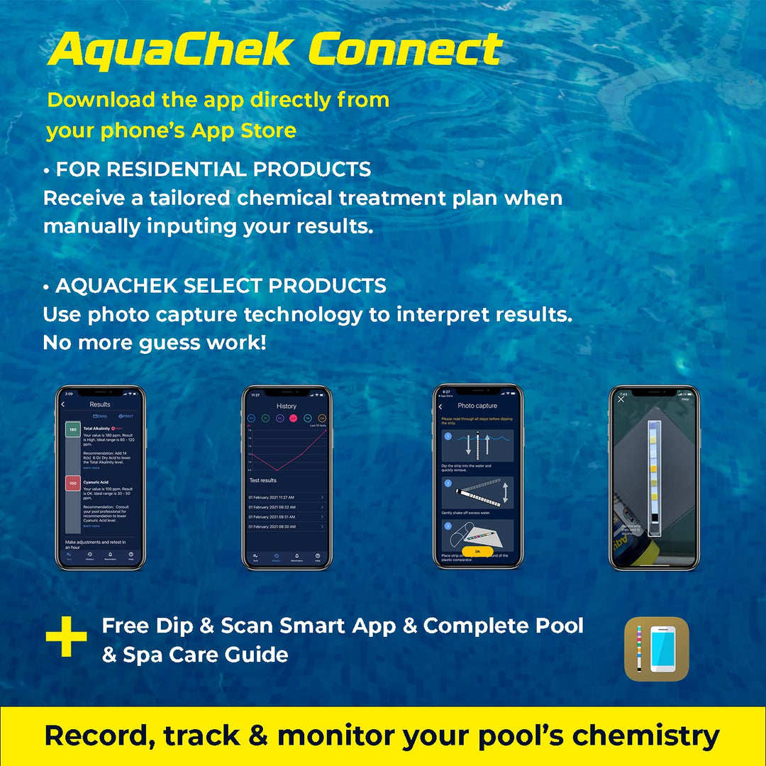 Salt Test Strip Titrators for Pools - Salt Water Pool Test Strips for Sodium Chloride - Quick and Accurate Results - Professional Water Quality Testing Kit (10 Strips)