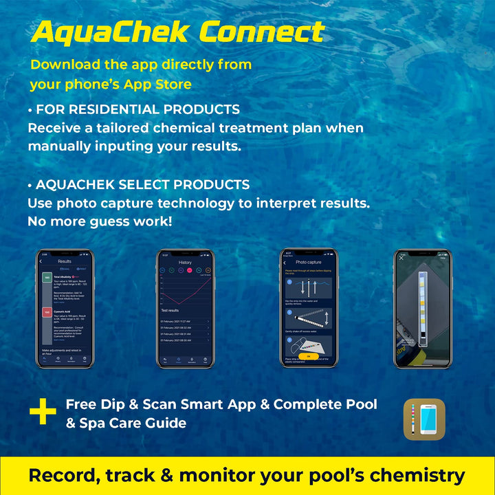 Salt Test Strip Titrators for Pools - Salt Water Pool Test Strips for Sodium Chloride - Quick and Accurate Results - Professional Water Quality Testing Kit (10 Strips)