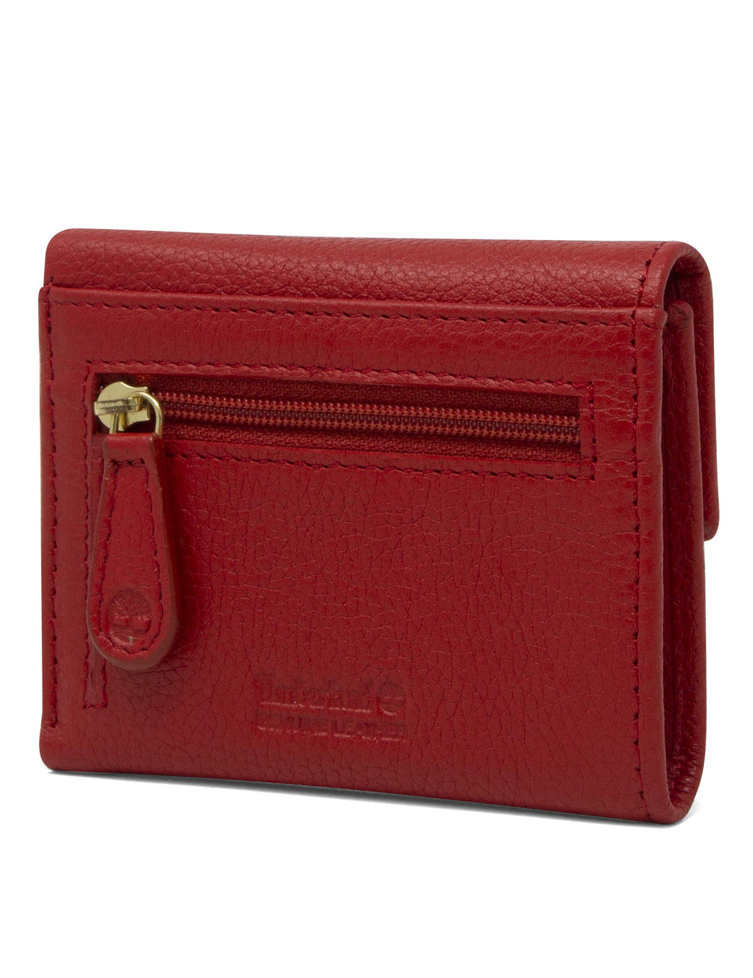 Women's Leather RFID Small Indexer Snap Wallet Billfold, Red, one Size