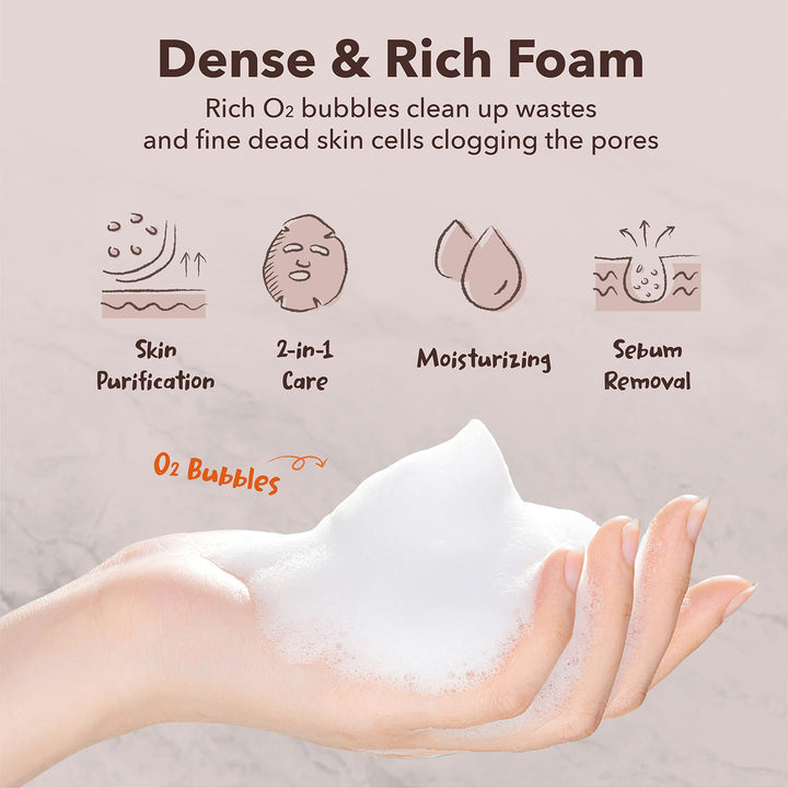 Deep Purifying Black O2 Bubble Mask Volcanic (10 Pack) - Bubble Face Sheet Mask for Purifying & Brightening