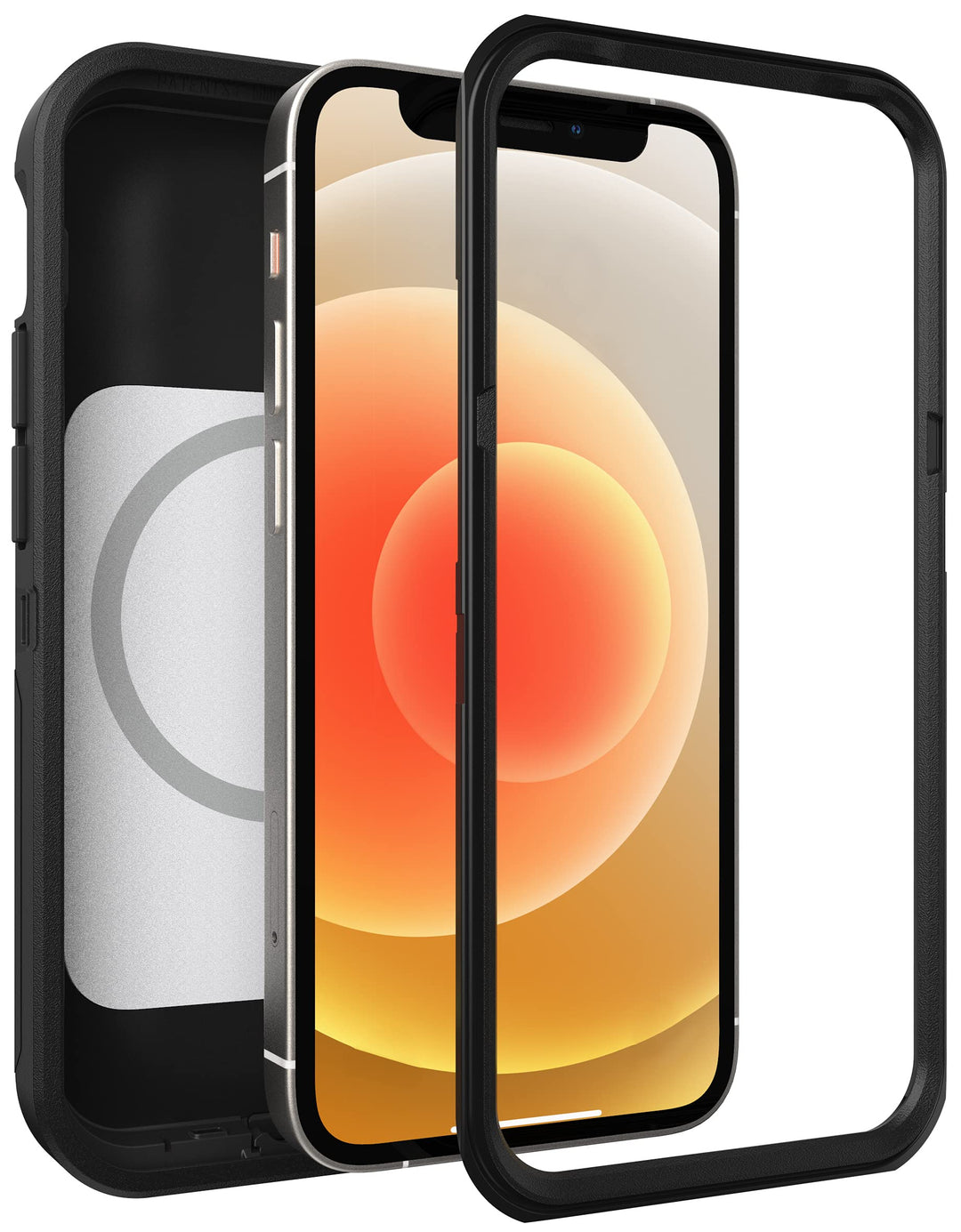 Defender Screenless Series Case with MagSafe for iPhone 12 Mini (ONLY) Non-Retail Packaging - Black