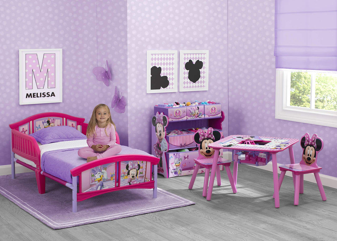 Plastic Toddler Bed, Disney Minnie Mouse
