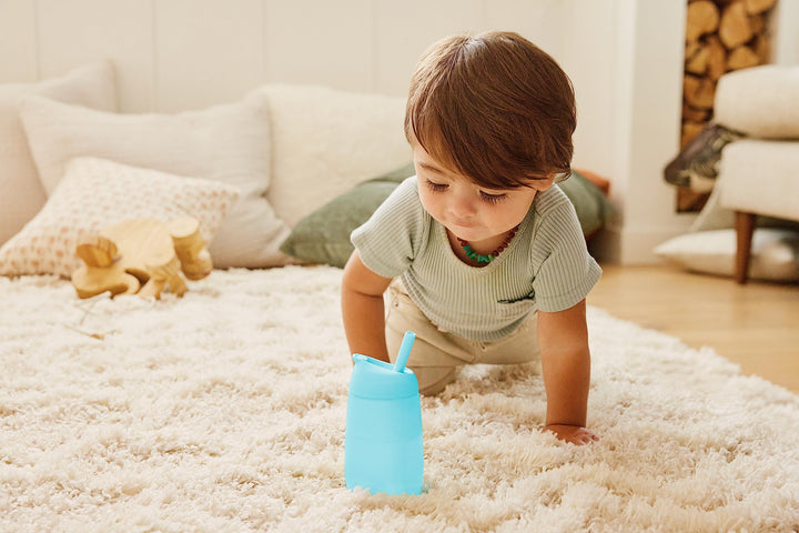 ® Simple Clean™ Toddler Sippy Cup with Easy Clean Straw, 10 Ounce, 2 Pack, Blue/Green