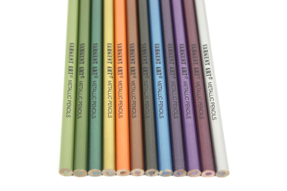 (SARAD) 12ct Metallic Colored Pencils, Drawing