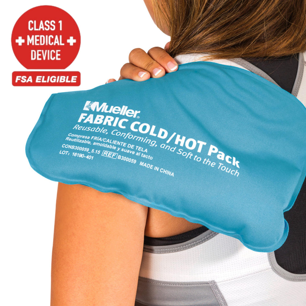 Sports Medicine Reusable Fabric Cold/Hot Pack, Ideal for Treatment of Minor scrapes, Bruises, Aches, Sprains and Headaches, Heat/Cold Compression Therapy, 12x7.8