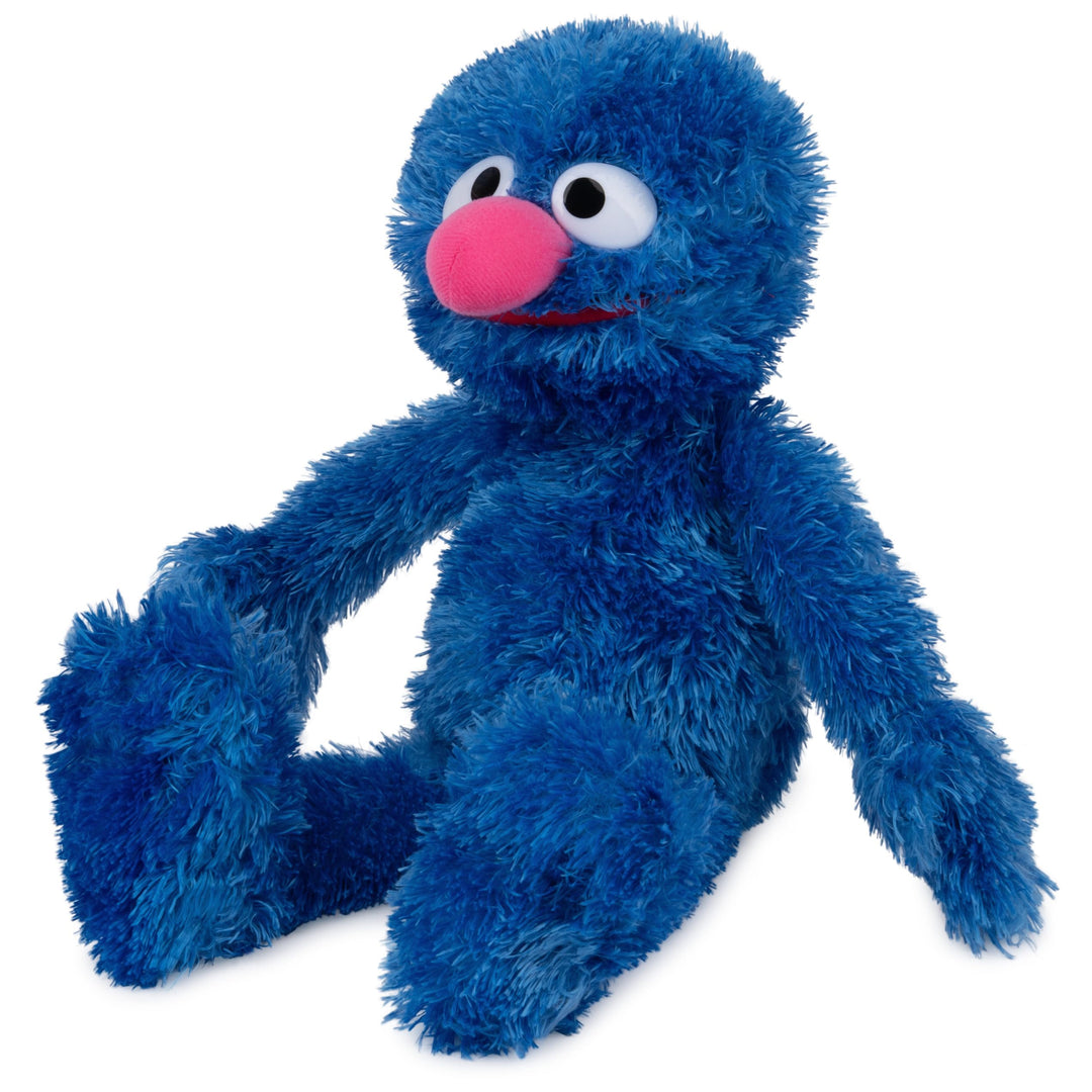 Sesame Street Official Grover Muppet Plush, Premium Plush Toy for Ages 1 & Up, Blue, 14.5”
