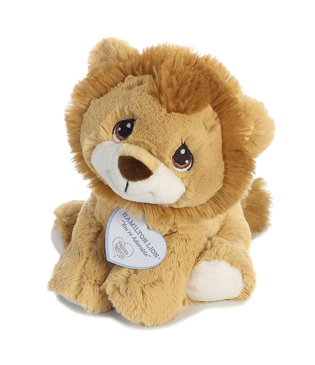 ® Inspirational Precious Moments™ Hamilton Lion Stuffed Animal - Cherished Memories - Enduring Comfort - Brown 8.5 Inches