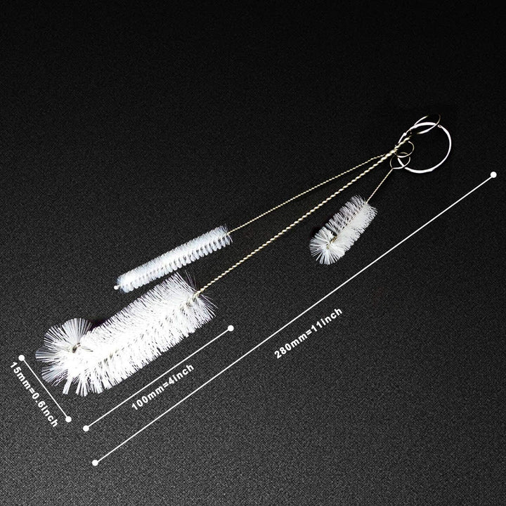1 : Set of Bottle Cleaning Brushes 3Pcs Kitchen Nylon Multifunction Clean Brush Set (L.&G.)