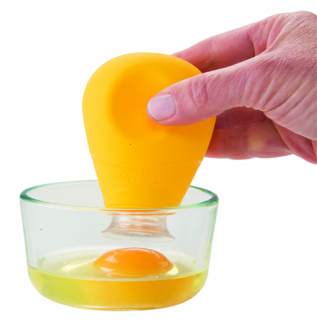 Silicone Yolk Out Egg Separator Yellow