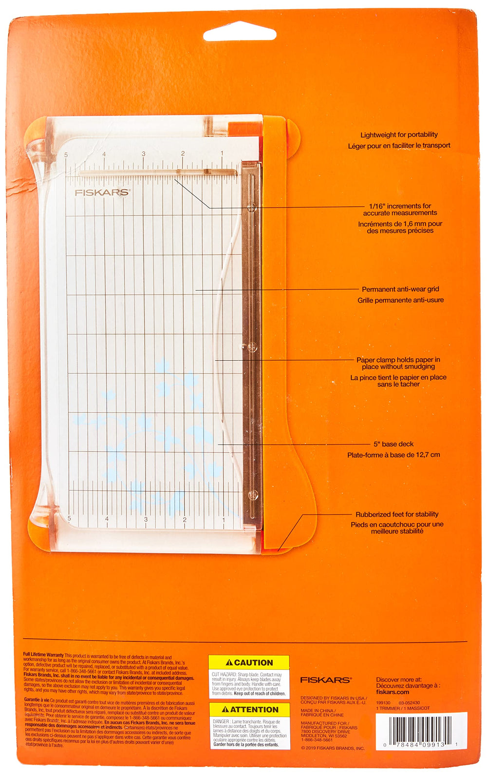 9 Inch Bypass Paper Trimmer (199130-1001),White
