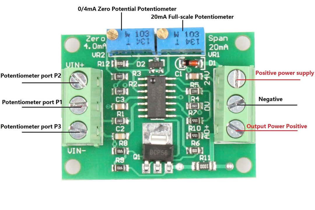 Voltage to Current Module 0-15V to 4-20mA