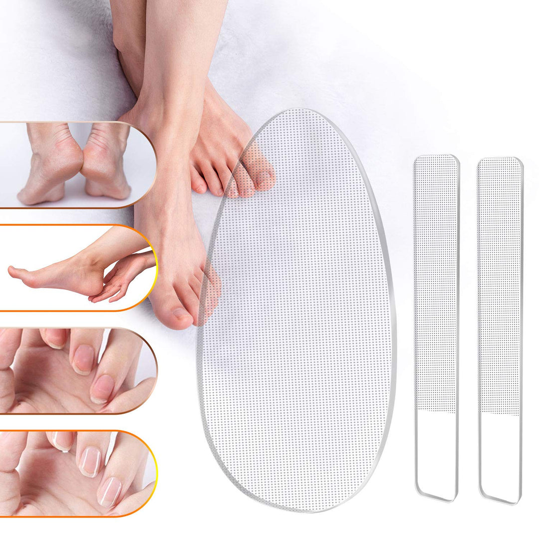 Foot Scrubber Callus Remover,Professional Pedicure Kit Heel Scraper for Feet Dead Skin Removal, Cracking, Hard Cracked Dry Skin Removal, Wet and Dry Feet.