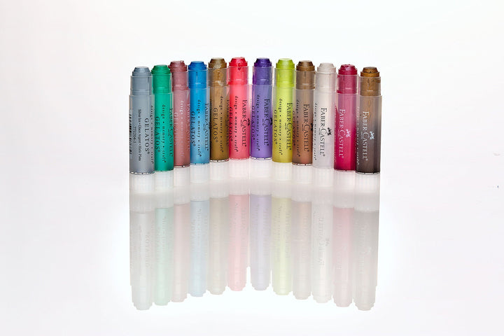 Gelatos Colors Set, Metallics - Water Soluble Pigment Crayons