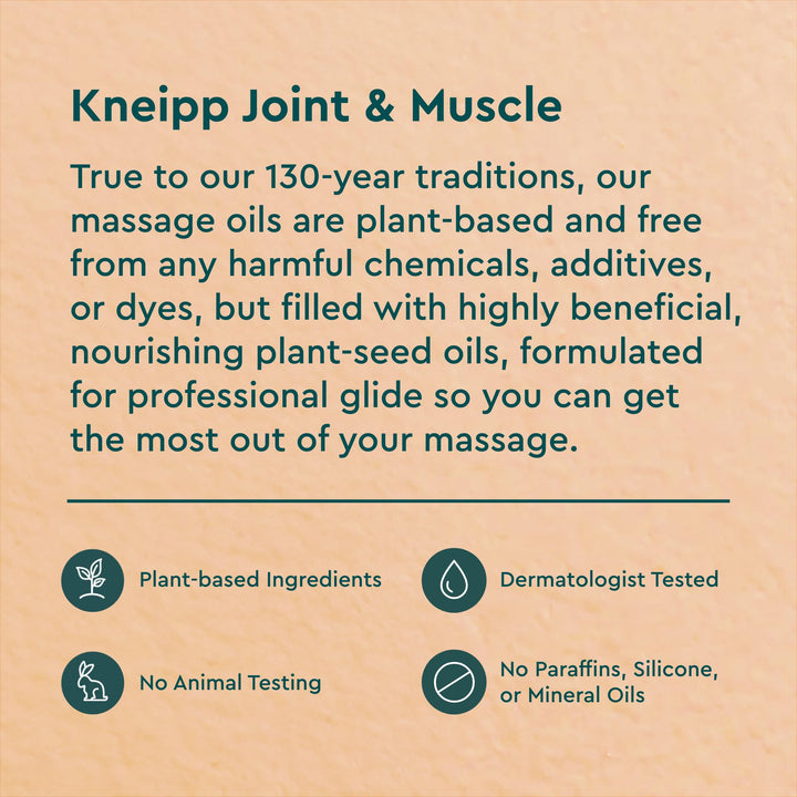 Joint & Muscle Arnica Massage Oil - 3.4 fl oz - Good for Achy Joints & Sore Muscles - Vegan