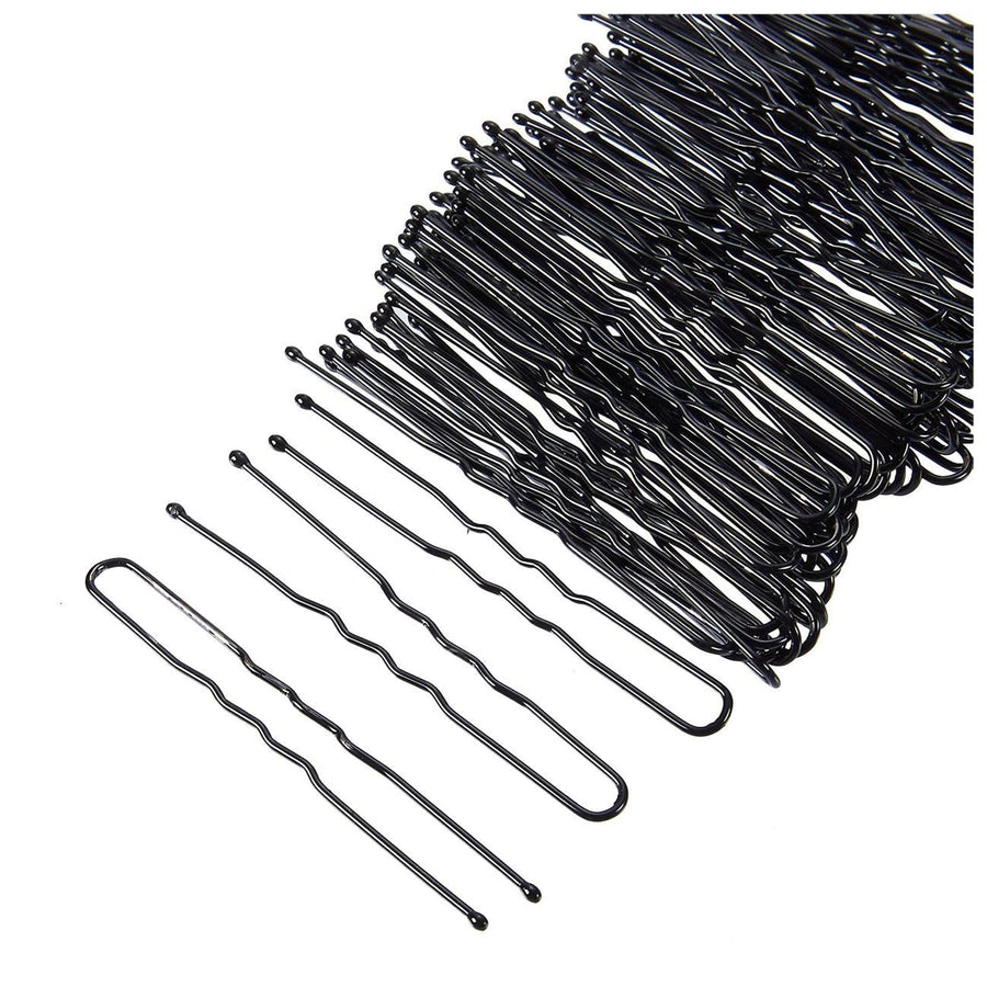 2-Inch: Hair Pins - 540-Count U-Shaped Hairpins, Bun Bobby Pins, Hair Clips For Updo Hairstyles, Hair Styling Accessories, Black, 2 Inches