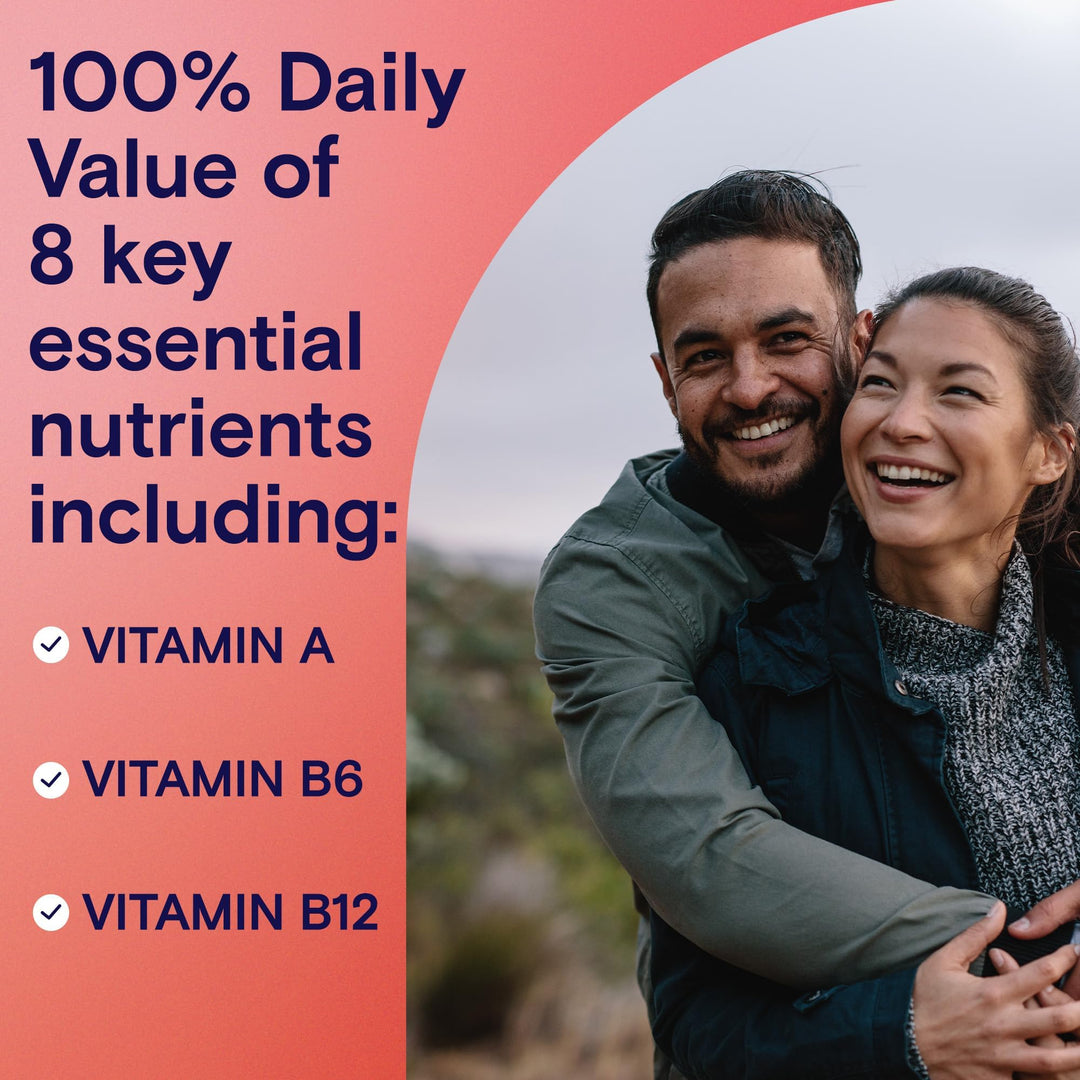 Daily Essentials, Multivitamin for Women & Men, Supports Healthy Brain and Muscle Function and Immune Health, Adult Multivitamin with Vitamin D, E and Vitamin B12, 150 Count