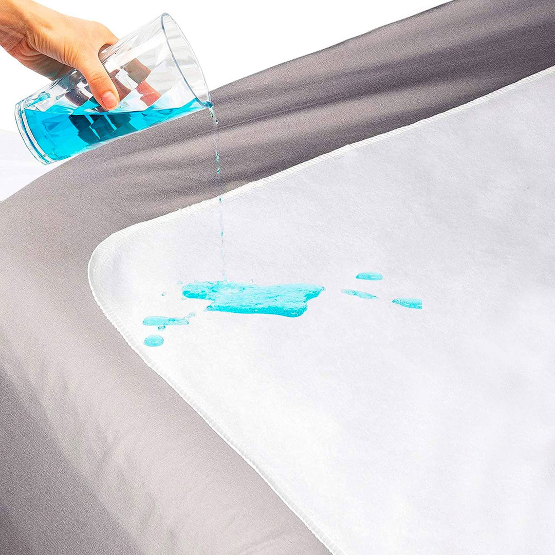 36 X 54: Duro-Med Waterproof Sheet and Mattress Protector: Cotton Flannel Sheets with Synthetic Rubber Bottom - Machine Washable Flat Cloth Cover for Bed, Crib, Or Changing Table
