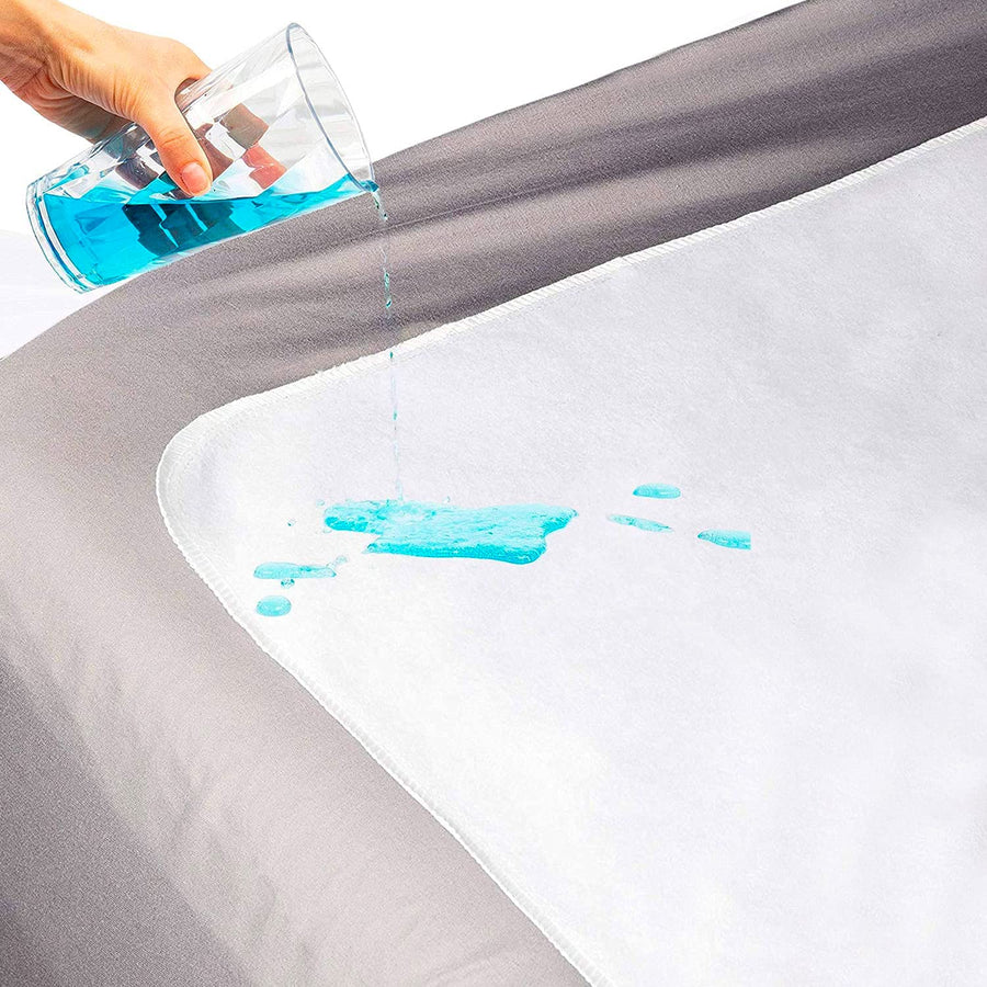 36 X 54: Duro-Med Waterproof Sheet and Mattress Protector: Cotton Flannel Sheets with Synthetic Rubber Bottom - Machine Washable Flat Cloth Cover for Bed, Crib, Or Changing Table