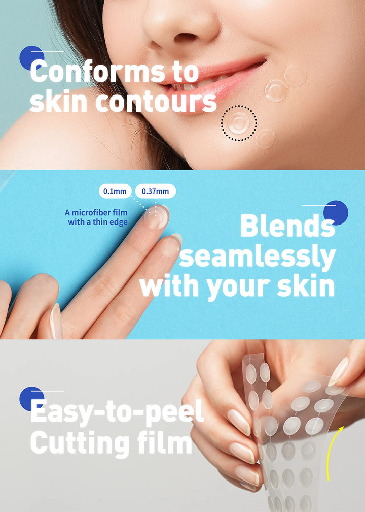 Care Plus Spot Patch Big (81 Count) | Hydrocolloid Patch, Spot Stickers for Acne Pimple Blemishes and Zits