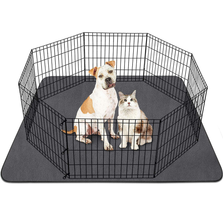 Washable Pee Pads for Dogs, 48x48 Reusable Pee Pads Non-Slip Dog Pee Pads Heavy Absorbency Puppy Pee Pads Quick Dry Whelping Pads/Waterproof Puppy Training Pad for Playpen, Crate, Floor