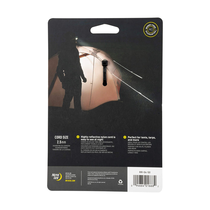 ShineLine Reflective Cord - Heavy-Duty Reflective Nylon Rope - Utility Cord for Hiking, Camping, Boating & Backpacking Essentials - Green, 50 Feet