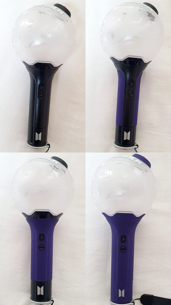 Army Bomb Ver 3 Decal Sticker Decorations for BTS Official Lightstick Adhesive DIY Sticker Make Your Armybomb Special Bangtan Boys (Purple(Ver3))