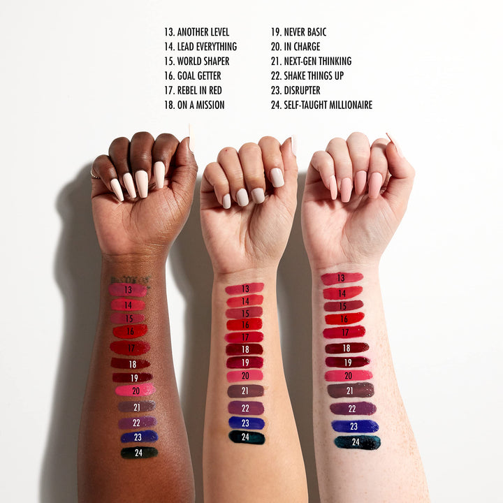 PROFESSIONAL MAKEUP Shine Loud, Vegan High-Shine Long-Lasting Liquid Lipstick - Rebel In Red