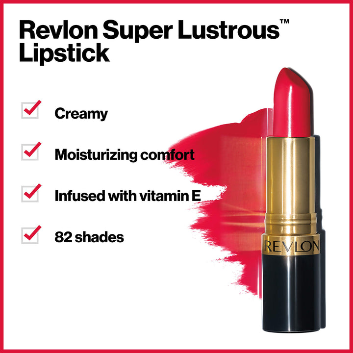 Super Lustrous Cream Finish Lipstick (Revlon Red)