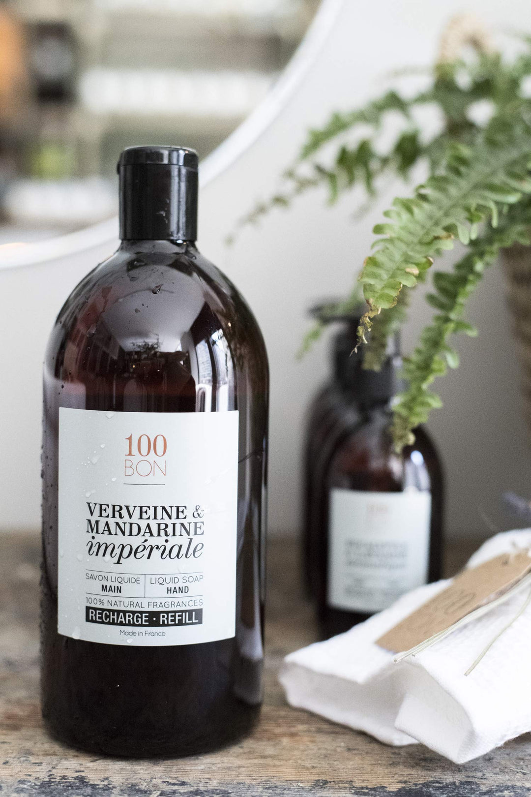 100Bon Verveine Et Mandarinetonifiante Liquid Soap 10 Oz