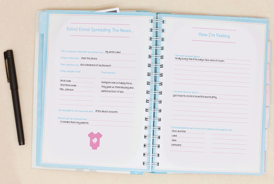 My Pregnancy Journal, Pregnancy Book, Capture Every Precious Moment of Your Pregnancy, Gift for New Mom
