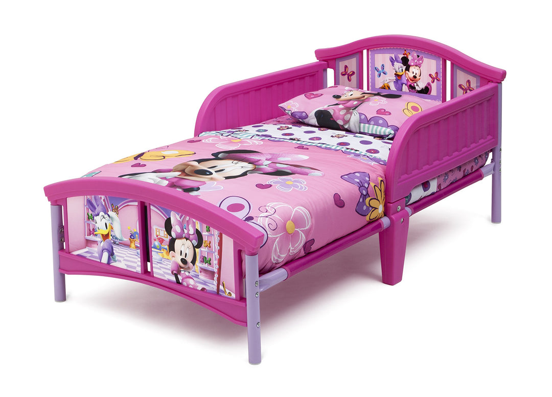 Plastic Toddler Bed, Disney Minnie Mouse